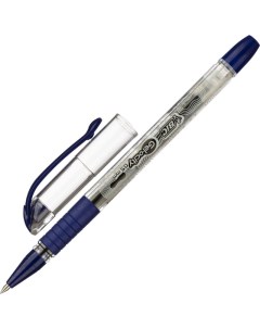 Ручка гелевая Gelocity Stic резин манжет синяя 4шт Bic
