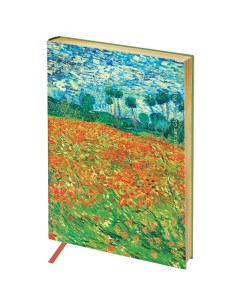 Ежедневник недатированный Vision Van Gogh Poppy field B6 136л Greenwich line