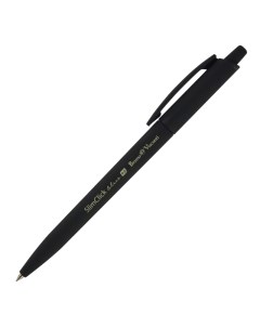 Ручка шариковая автоматическая SlimClick BLACK 0 5мм синяя 20 0073 4шт Bruno visconti