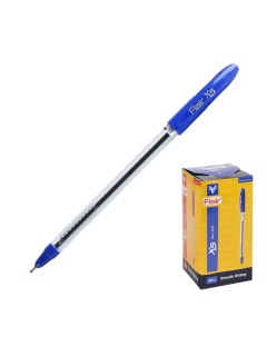 Ручка шариковая X 5 узел игла 0 7 мм масляная основа стержень синий 50 шт Nobrand