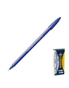 Ручка капиллярная Crown СМР 5000 синяя пластиковый пишущий узел 12 шт Nobrand