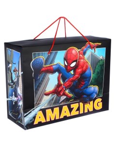 Пакет коробка Amazing Человек паук 40 х 30 х 15 см Marvel