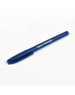 Ручка гелевая 0 5 мм синяя корпус синий матовый 12 шт Nobrand