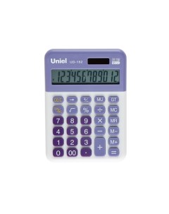 Калькулятор UK 18L сиреневый СU112 Uniel