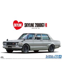 Сборная модель 1 24 Nissan Skyline 2000GT R 4 Door PGC10 70 05835 Aoshima