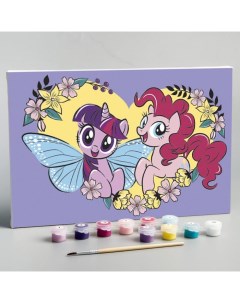 Картина по номерам Сердце My Little Pony 20х30 см Hasbro
