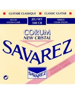 Струны для классической гитары 500CR cristal corum red 28 42 Savarez