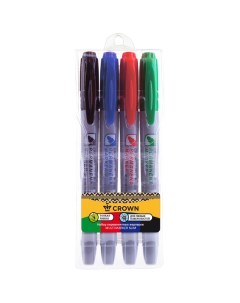 Набор перманентных маркеров Multi Marker Slim P 505 4 4 цвета Crown