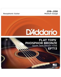 Струны для акустической гитары DAddario EFT13 D`addario