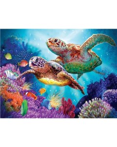 Алмазная мозаика стразами Морские черепахи 00115517 50х65 см Ripoma