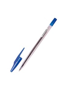 Ручка шариковая 111 синий стержень 0 7мм на масляной основе в асс 35шт Стамм