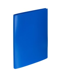 Папка файловая 20 вкладышей Economy Элементари А4 15мм пластик синяя 40шт Attache