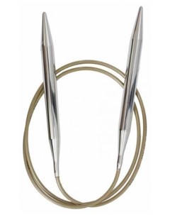 Спицы для вязания круговые супергладкие латунь 15 мм 80 см арт 105 7 15 80 Addi