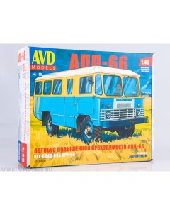 4019AVD Сборная модель Автобус повышенной проходимости АПП 66 Avd models