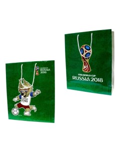 Пакет подарочный FIFA 2018 Зеленый Т11903 Fifa-2018 world cup