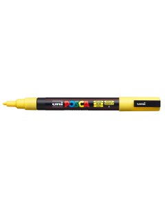 Маркер Uni POSCA PC 3M 0 9 1 3мм овальный желтый yellow 2 Uni mitsubishi pencil