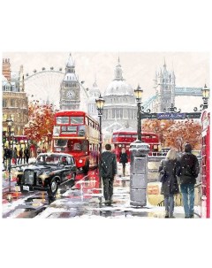 Картина по номерам Прогулка по Лондону MG2204 Цветной мир