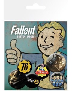 Набор значков Fallout 76 T51b Nobrand