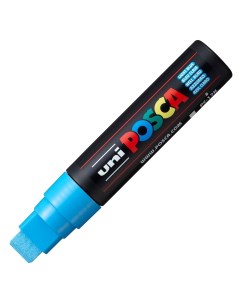 Маркер Uni POSCA PC 17K 15мм скошенный голубой light blue 8 Uni mitsubishi pencil