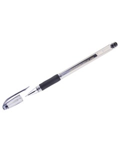 Ручка гелевая Hi Jell Needle Grip 143064 черная 0 7 мм 1 шт Crown