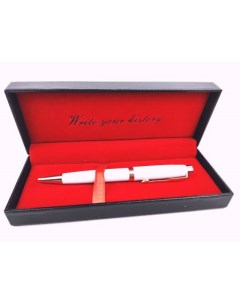 Шариковая ручка подарочная ТМ Instant синяя поворотный металл корпус в футляре Bikson