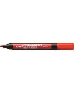 Маркер перманентный Uni 320F 1 3мм овальный красный упаковка из 12 штук Uni mitsubishi pencil