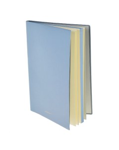 Блокнот 96 листов синий 210х143 мм искусственная кожа Deli