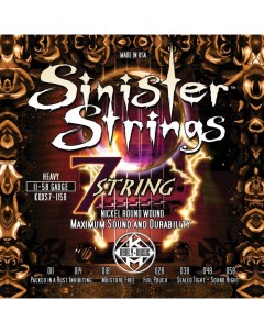 Струны KQXS7 1158 Sinister 7 Strings Nickel Plated Steel Tempered Kerly music