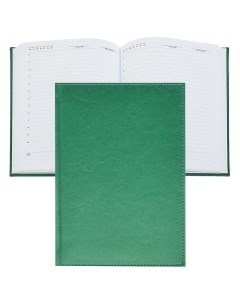 Ежедневник 256 страниц Venice зеленый кожзам A5 Апплика
