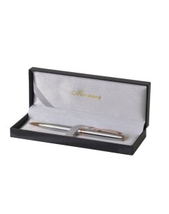 Шариковая ручка Manzoni Torino в футляре цвет серый розовое золото Farm