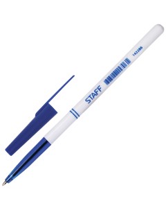 Ручка шариковая 142286 синяя 0 7 мм 1 шт Staff