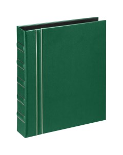 Альбом для монет Люкс 230х270 мм на кольцах зеленый 10 листов Officespace