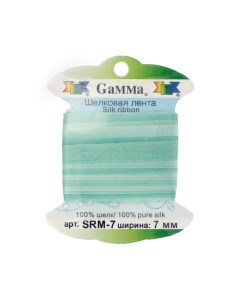 Тесьма декоративная Gamma шелковая цвет M020 арт SRM 7