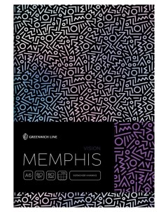 Записная книжка Vision Memphis А5 80 листов Greenwich line