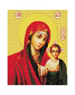 Алмазная мозаика Икона Божией матери Казанская 956 IP S Белоснежка