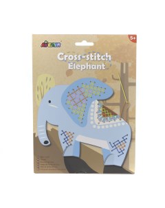 Набор для вышивания крестиком детский Art Слон 20 16 5 см Avenir