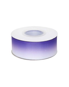 Лента декоративная репсовая уп 10ярд шир 25 мм Градиент А3 197 фиолетовый Дамское счастье