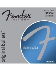 Струны для электрогитары Strings New Original Bullet 3150r Pure Nkl Blt End 10 46 Fender