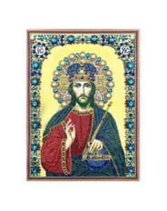 Мозаика алмазная Икона Иисус Христос 30х40см TZ9035 Tukzar