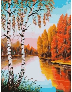 Картина по номерам Осень холст на подрамнике 40х50 см GX45131 Paintboy