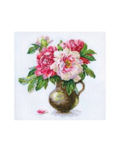 Набор для вышивания Цветущий сад Пионы136128 Alisa