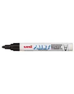 Маркер перманентный Uni Paint PX 20 2 2 2 8мм овальный черный 1 штука Uni mitsubishi pencil