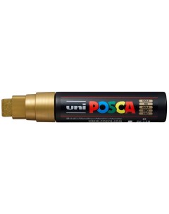 Маркер Uni POSCA PC 17K 15мм скошенный золотой gold 25 Uni mitsubishi pencil