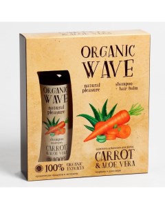 Подарочный набор Carrot Aloe Vera шампунь 250 мл бальзам для волос 250 мл Nobrand