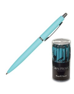 Ручка шариковая San Remo 20 0249 12 корпус голубой синяя 1 мм 1 шт Bruno visconti