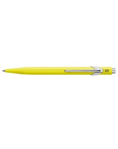 Ручка шариковая Carandache Fluo Line толщина линии М хром Желтый Caran d`ache
