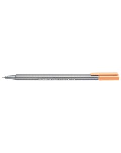 Ручка капиллярная Triplus одноразовая 0 3 мм Персиковый Staedtler
