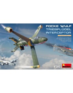 Сборная модель 1 35 Истребитель Focke Wulf Triebflugel 40002 Miniart