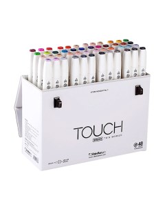 Набор маркеров TWIN BRUSH 48 шт Touch
