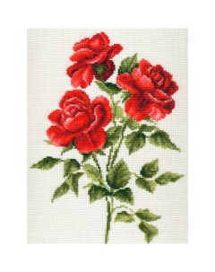 Набор для вышивания Три розы Палитра